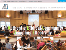 Tablet Screenshot of biblechurch.sg